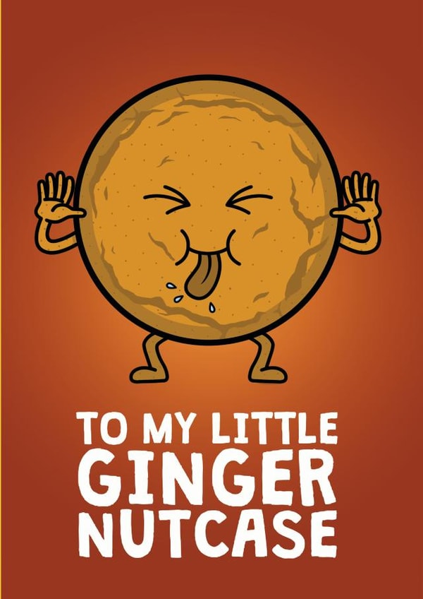 little ginger Birthday Card 15490 created by Adam Endacott