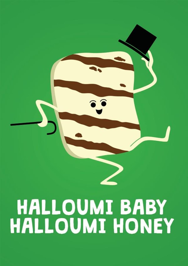 halloumi vegetarian Card 39675 created by Adam Endacott