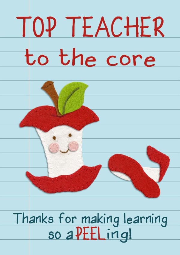 male female Thank You Card 12045 created by Presents Felt