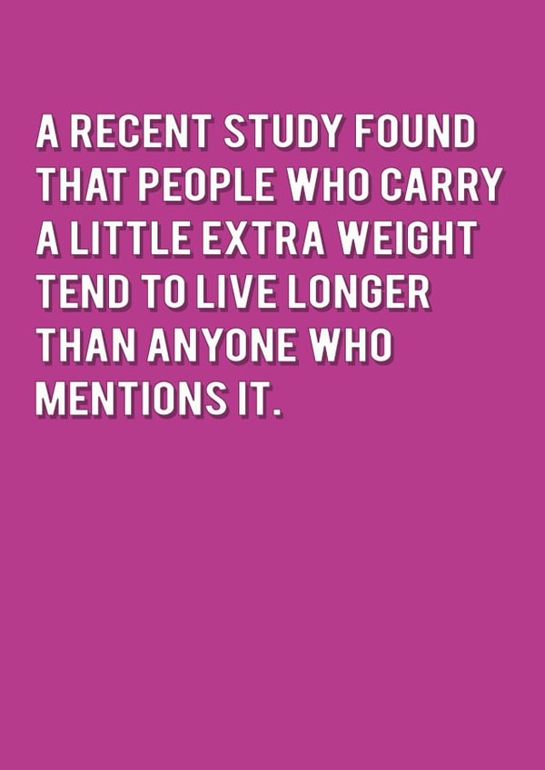 funny diet Love & Friendship Card 6640 created by Redback Cards