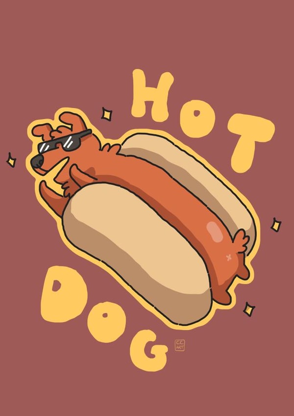 hot dog Card 29420 created by Clair C