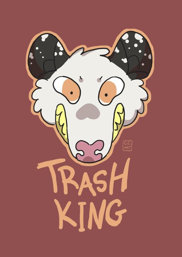 trash opossum Card 29422 created by Clair C
