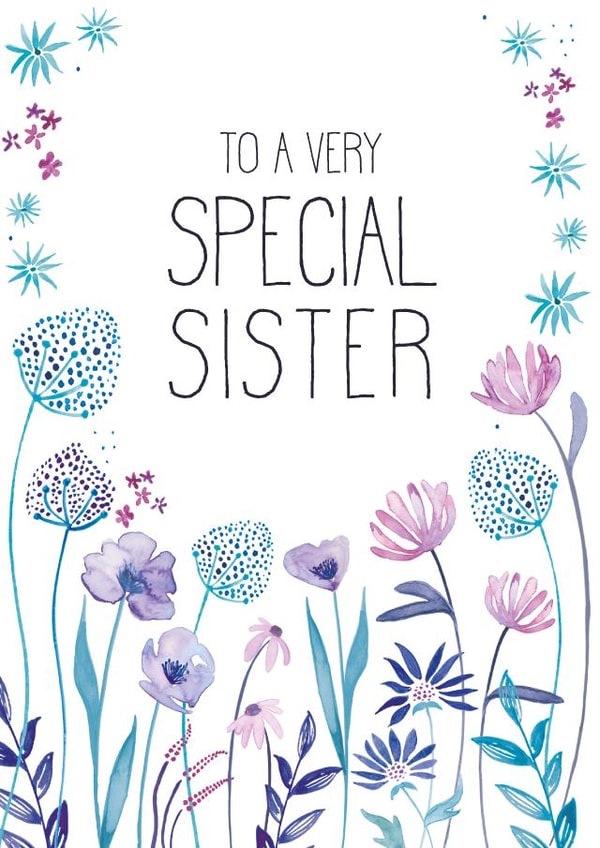 Special Sister Floral Card created by Zoe-Claire