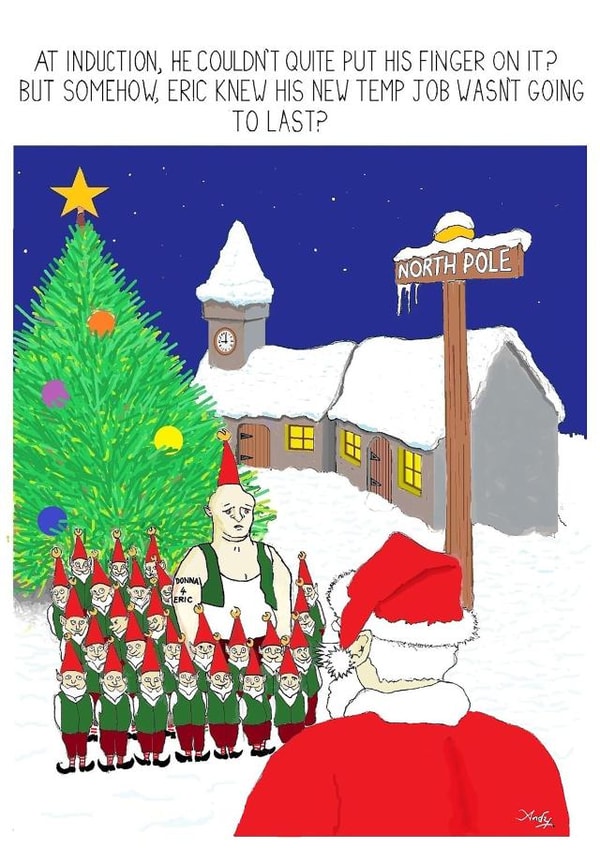 north pole xmas Christmas Card 15005 created by Andrew Murphy