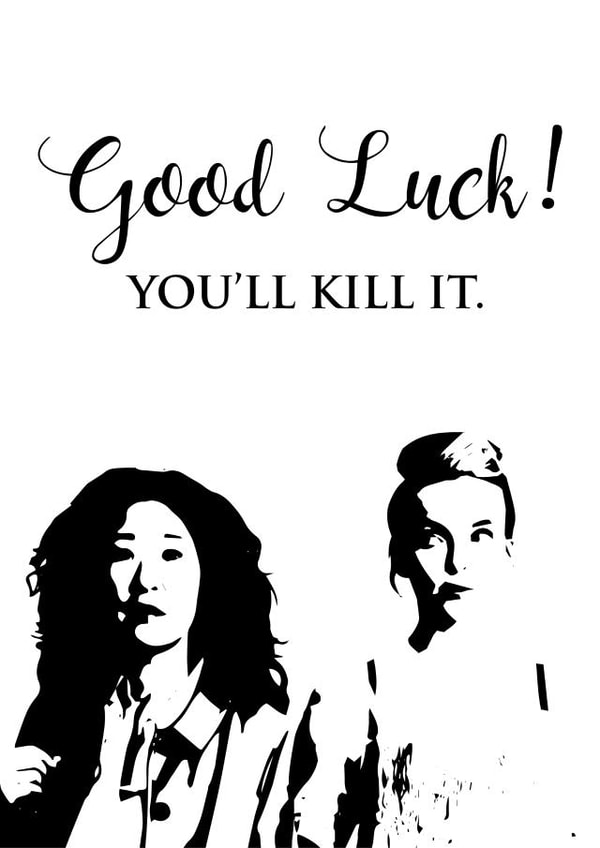 series bbc Good Luck Card 13714 created by Winnie's Design