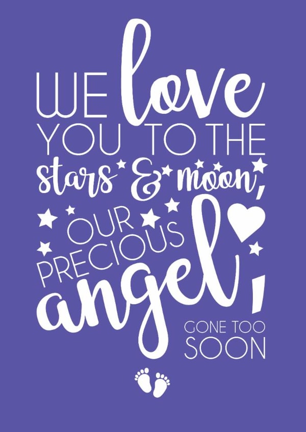 angel misscarriage Thinking of you Card 15374 created by Kimberley dobison
