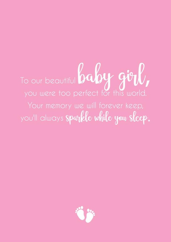 misscarriage stillborn Thinking of you Card 15375 created by Kimberley dobison