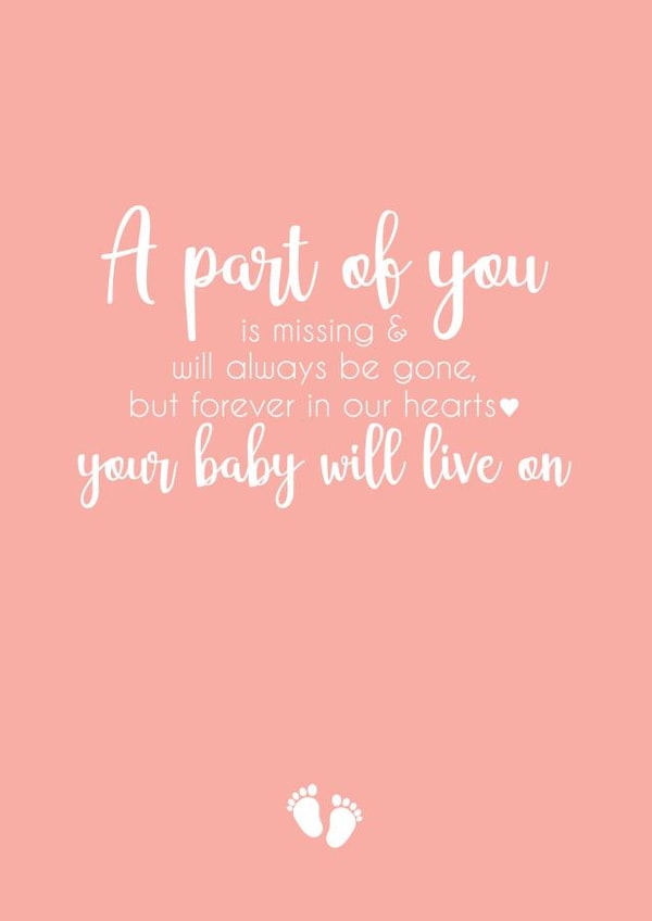 miscarriage stillbirth Thinking of you Card 15380 created by Kimberley dobison