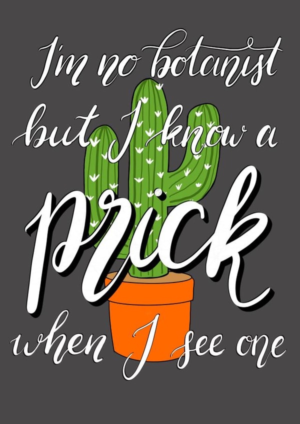 funny cheeky Card 39790 created by Chloe Jasmine