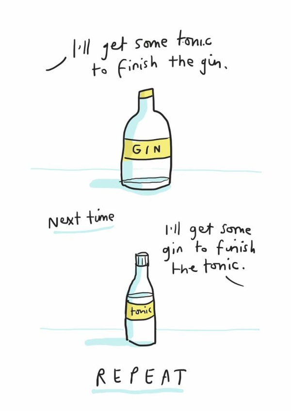 gin tonic Just because Card 2938 created by Sarah Ray