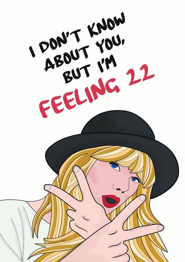 22 taylorswift Birthday Card 13551 created by Bonne Nouvelle