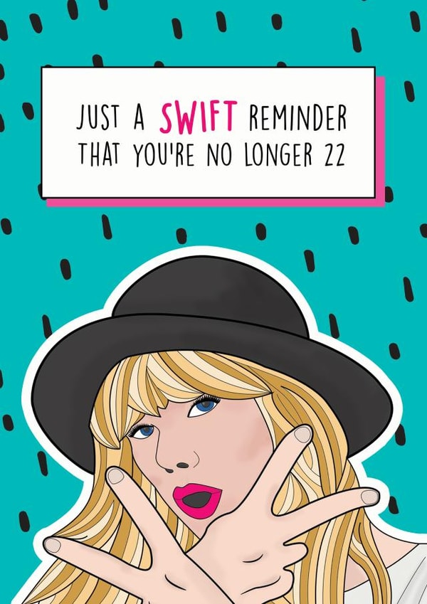 swift reminder Birthday Card 13553 created by Bonne Nouvelle
