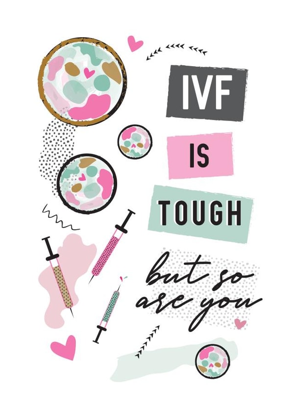 ivf fertilty Pregnancy Card 15166 created by Mad Philomena