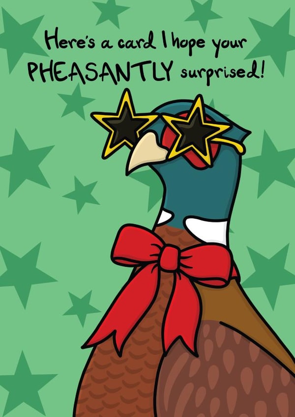 Pheasant suprise Card 37784 created by OhJaye