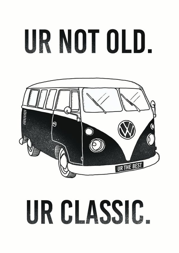 old car Birthday Card 15547 created by OOYABOD