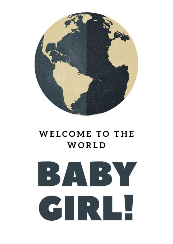 World Baby Girl Card created by Rachey Jay Crafts