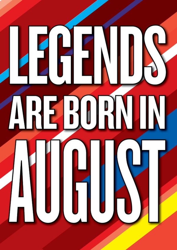 August legend Birthday Card 7923 created by kissmekwik
