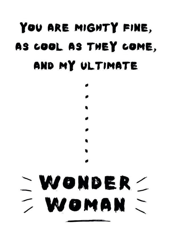wonder woman Card 32692 created by Hello Geronimo