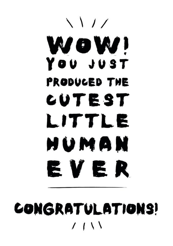 wow produced New Baby Card 10315 created by Hello Geronimo