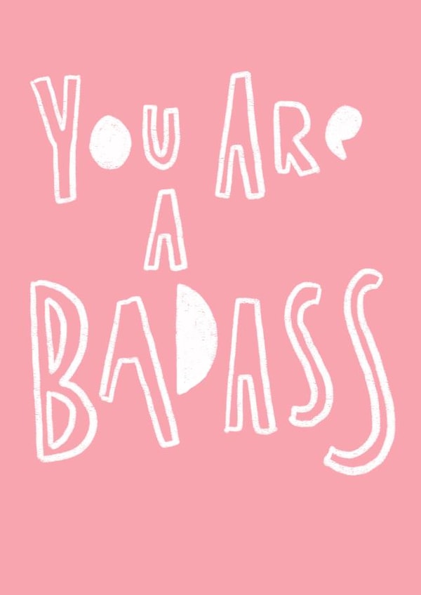 success badass Congratulations Card 6339 created by GOOD TRIP
