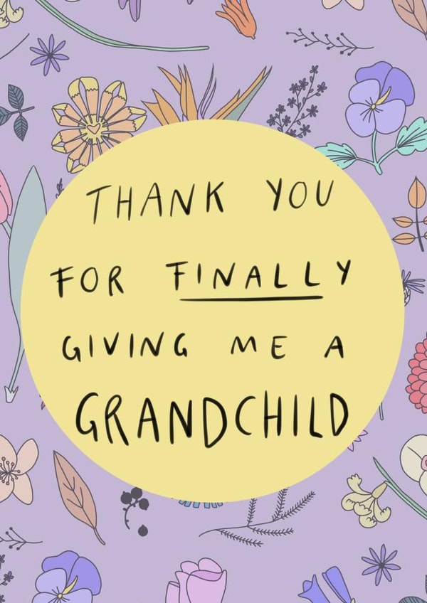 thanks finally New Baby Card 13182 created by drawnonna