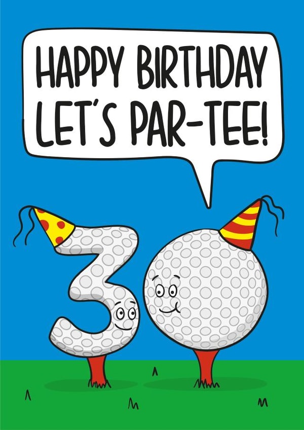 30th 30 Birthday Card 11349 created by TeePee Creations