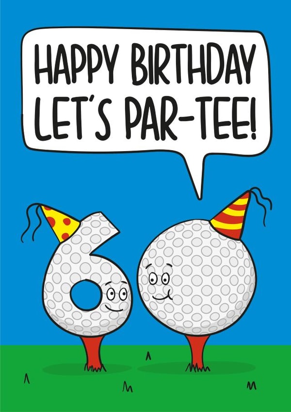 60th 60 Birthday Card 11352 created by TeePee Creations