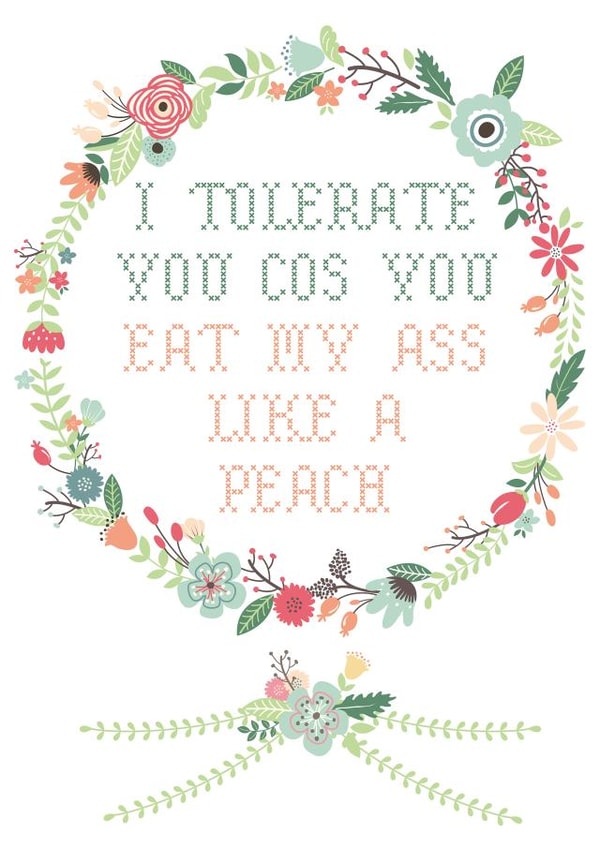 rude ass Anniversary Card 29874 created by Em Eato