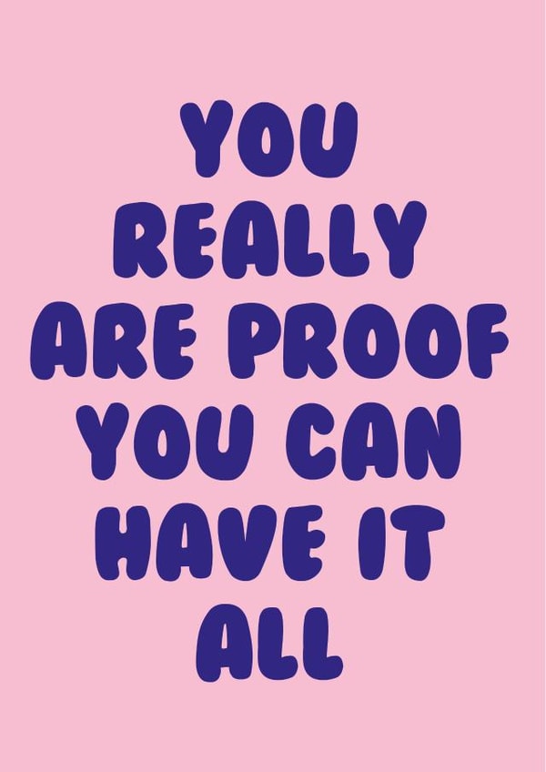 Proof you can have it all card created by Philip Normal X kissmekwik