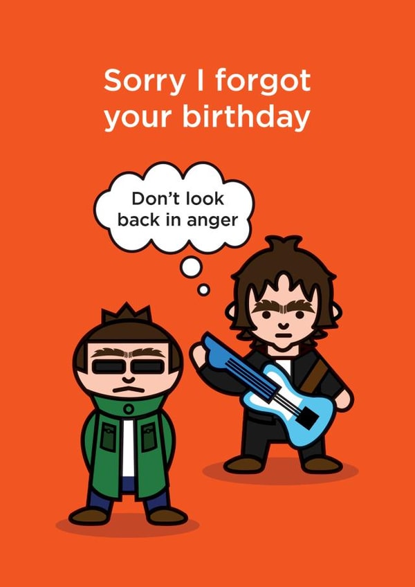 belated adult Birthday Card 8609 created by Thirty Mussels