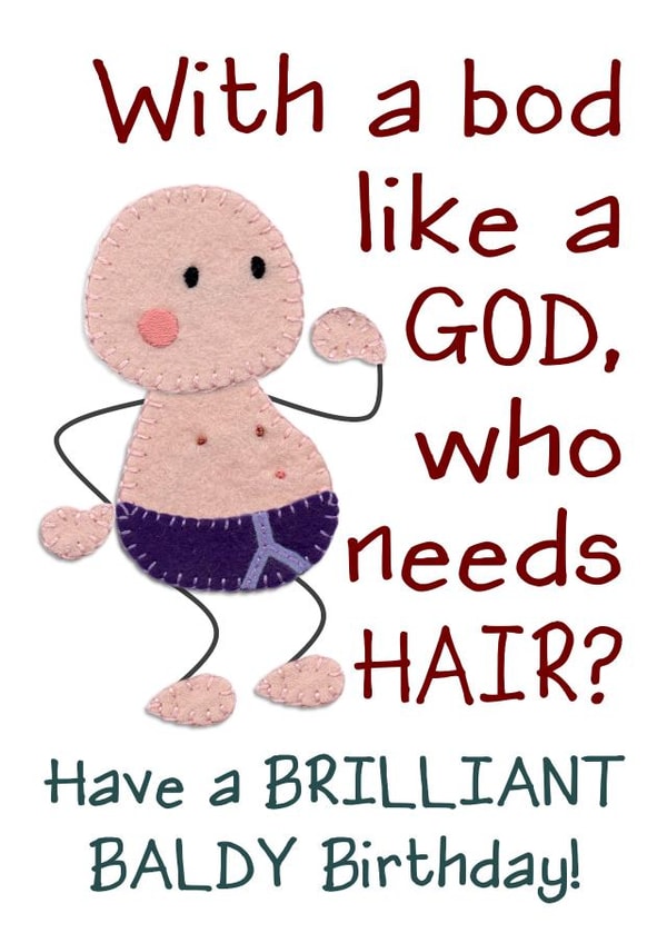 male husband Birthday Card 12046 created by Presents Felt