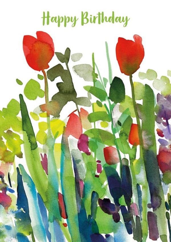 HappyBirthday flowers Card 29296 created by Diana Fegredo