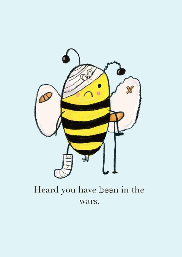 bee wars Get Well Card 11980 created by SootysSweetScribbles