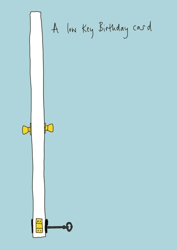 lowkeybirthday funnybirthday Card 40034 created by Blood Bath Cards