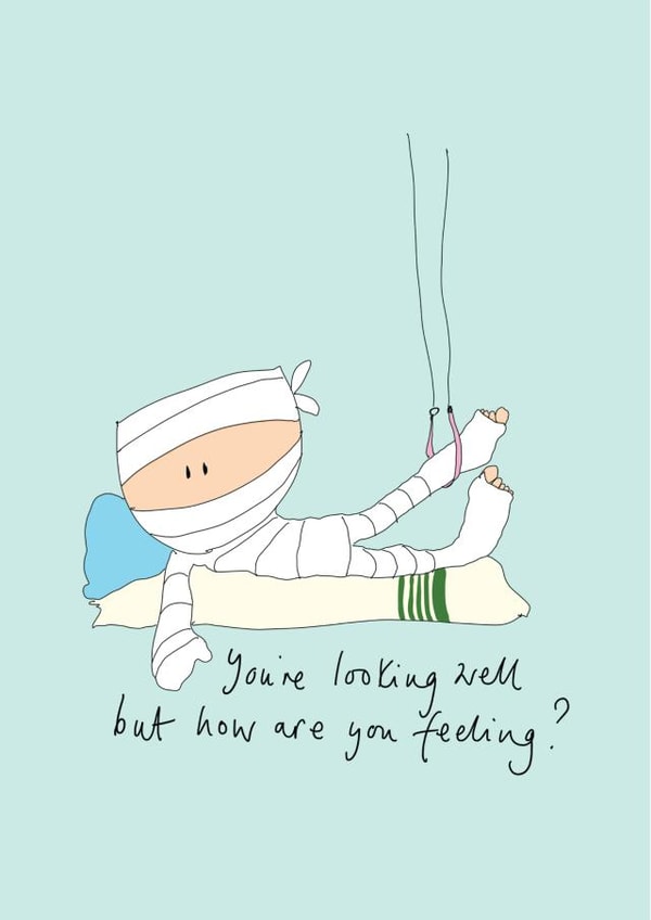 hospital feeling Get Well Card 15755 created by Blood Bath Cards