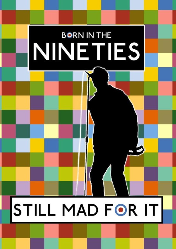 nineties Oasis Birthday Card 15536 created by @2Fs Design