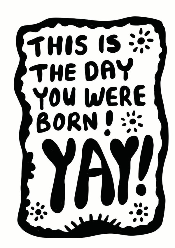 born today Birthday Card 15768 created by SirenSeventyOne