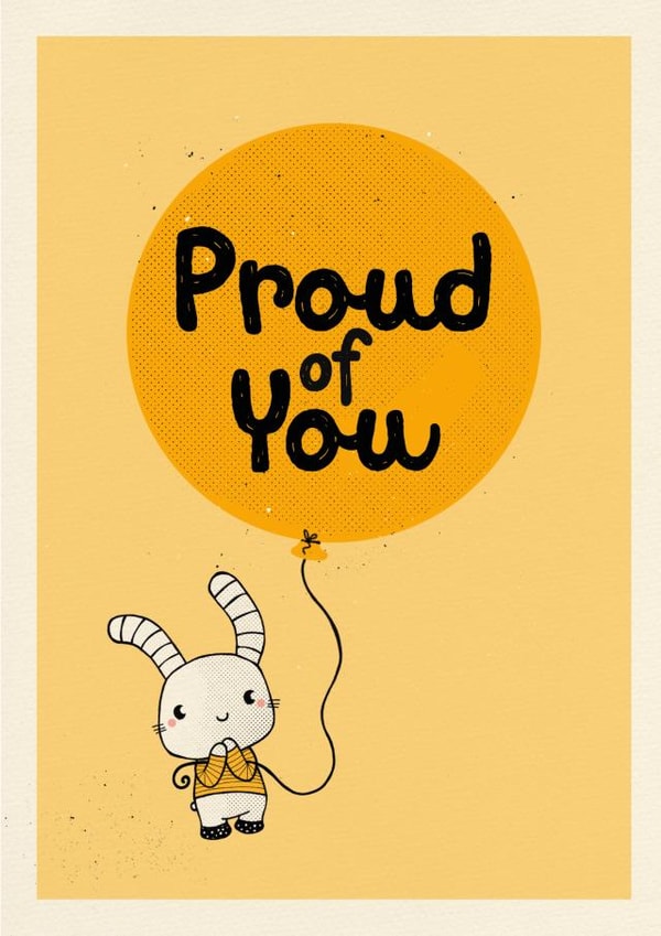 proud you Congratulations Card 3294 created by Cathy Haworth