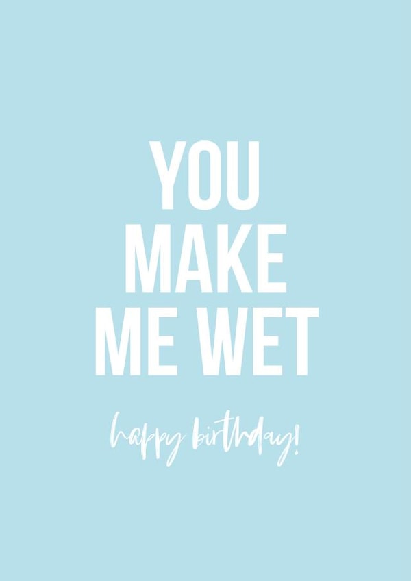 Adult Rude Birthday Card 8740 created by Swear Nation