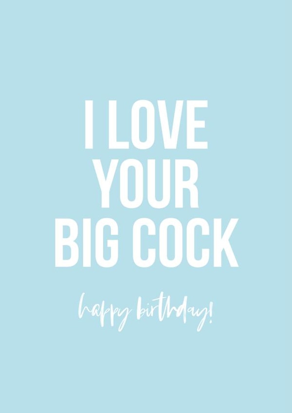 adult rude Birthday Card 8741 created by Swear Nation