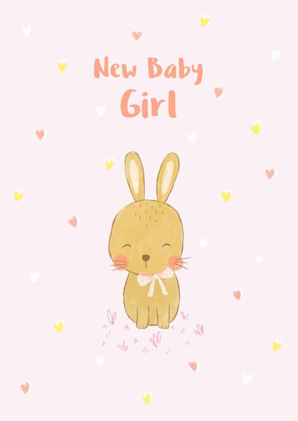 New Baby Girl card created by Helen Thompson