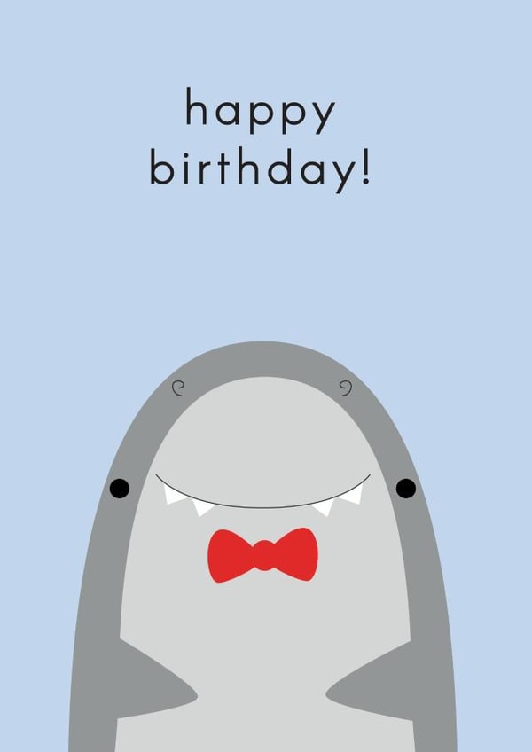 birthday shark Card 40056 created by Elkish