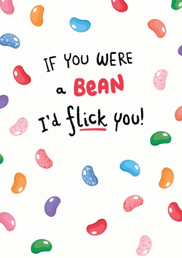 bean flick Love & Friendship Card 39094 created by Hew Ma