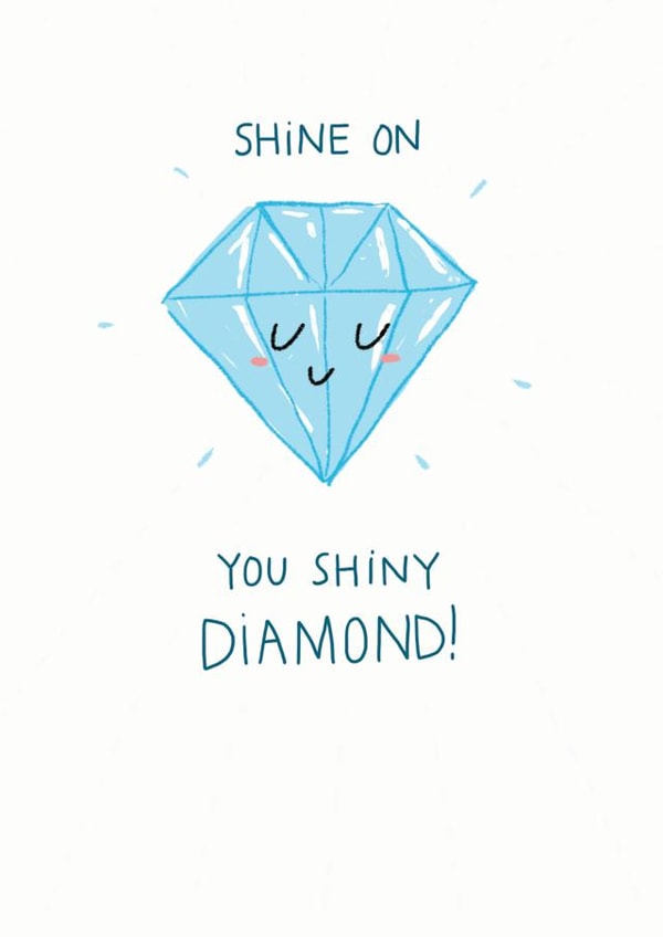 shiny diamond Congratulations Card 14963 created by Hew Ma