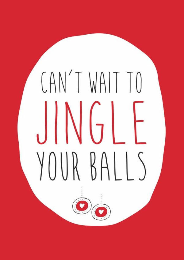 cant wait Christmas Card 39433 created by Dirty Girtie