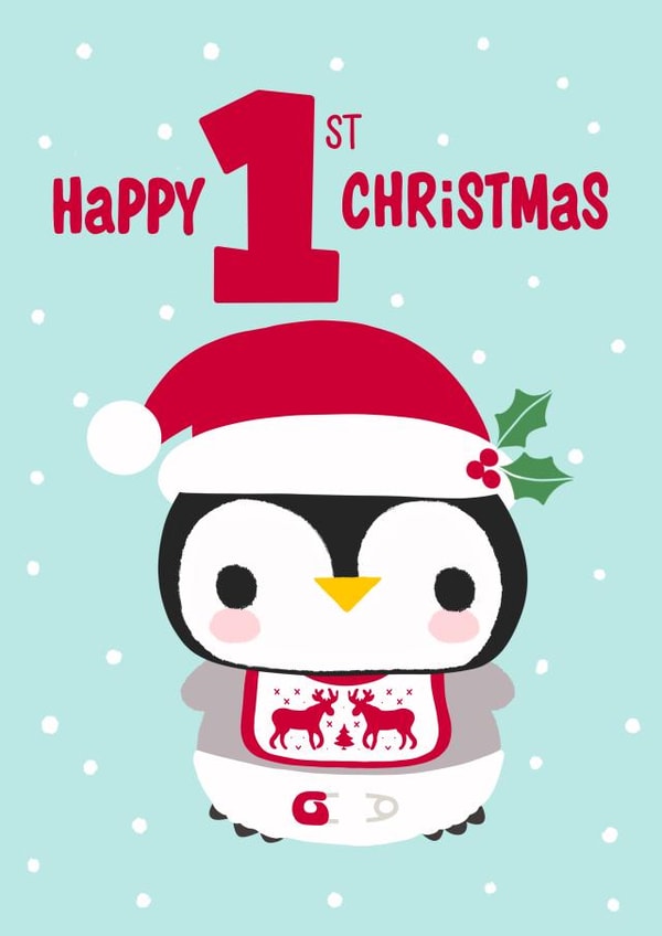 first cute Christmas Card 7635 created by Ness Nordberg