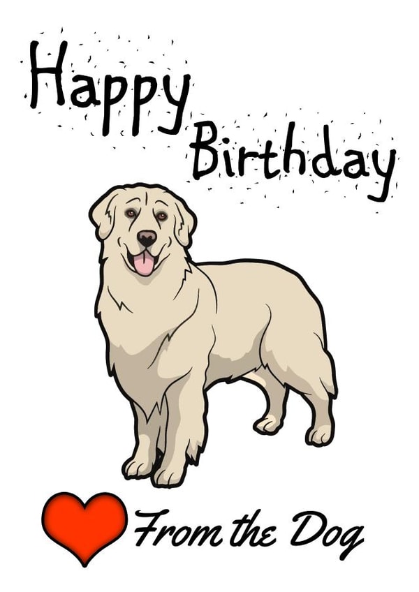 aanimal breed Birthday Card 38861 created by Love from the Pet