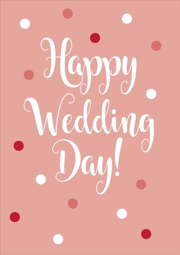 Confetti Wedding day - pink and white created by Charlotte Dreyer