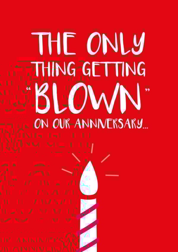 anniversary funny Anniversary Card 4121 created by Cookie Design