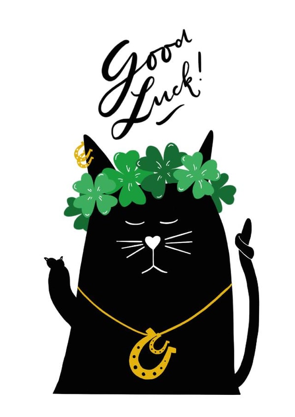 luck good Good Luck Card 14611 created by Letter V Prints